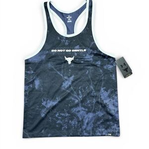 Under Armour PROJECT ROCK  "Do Not Go Gentle" Iron Paradise Tank Men's Small